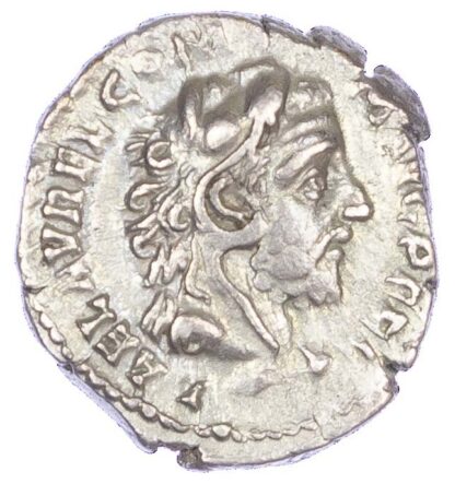 Commodus, Silver Denarius, Hercules Portrait