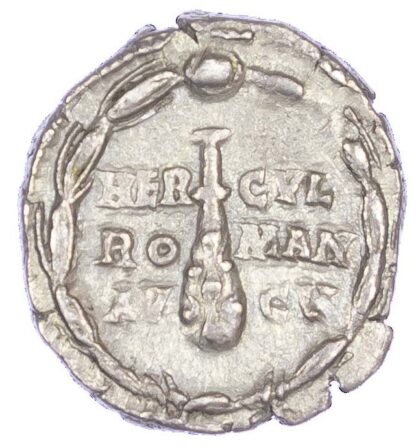Commodus, Silver Denarius, Hercules Portrait