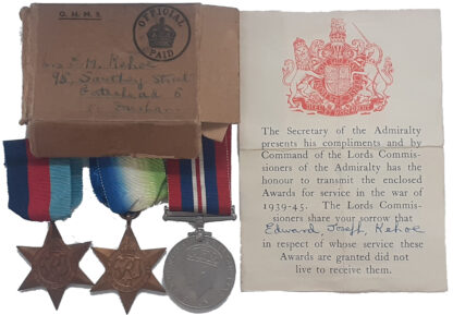 A Royal Navy Atlantic Convoy Casualty Group to Able Seaman Edward Joseph Kehoe