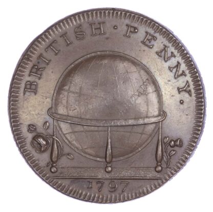 Norfolk, NORWICH, Skidmore's Globe series, bronzed AE Penny