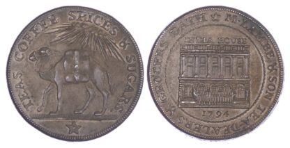 Somerset, BATH, M. Lambe & Son, AE penny