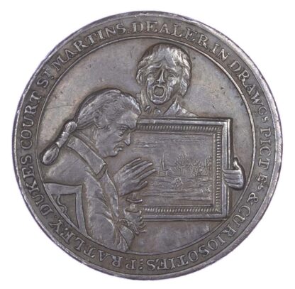 London, St MARTINS LANE, Philip Ratley, AE Halfpenny, 1795