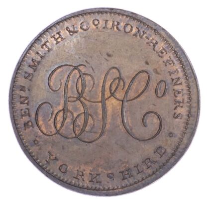 Yorkshire, County Series, Benjamin Smith & Co, Skidmore's AE Halfpenny, 1798
