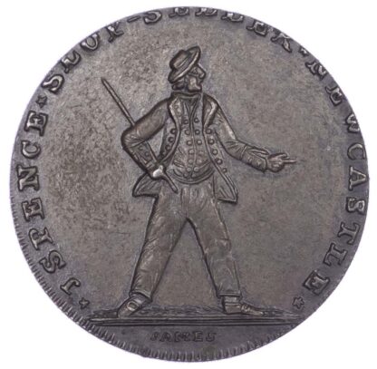 Northumberland, NEWCASTLE ON TYNE. Spence’s mule AE Halfpenny