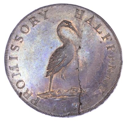 Hampshire, PETERSFIELD / NEW YORK, Kempson’s mule AE Halfpenny