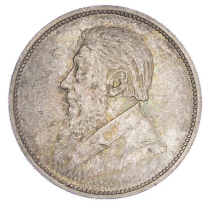 South Africa, Republic, Paul Kruger (1883-1900), silver 2 Shillings, 1897