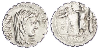 A. Postumius, Silver Denarius