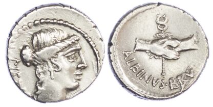 Albinus Bruti f. Silver Denarius