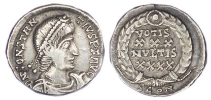 Constantius II, Silver Siliqua