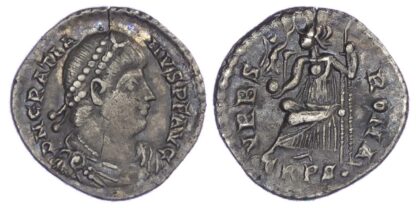 Gratian, Silver Siliqua