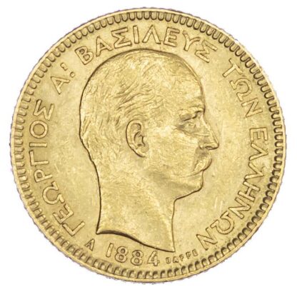 Greece, George I (1864-1913), gold 20 Drachmas
