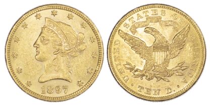 USA, Liberty Head, gold 10 Dollars, 1897