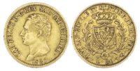 Italy, Sardinia, Carlo Felice (1821-31), gold 20 Lire, 1827