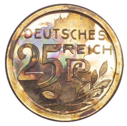 Germany, Wilhelm II (1888-1918), copper Pattern 25 Pfennig, 1908 - Karl Goetz