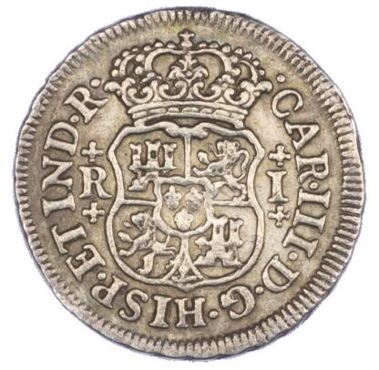 Mexico, Carlos III (1759-1788), silver 1 Real, 1766