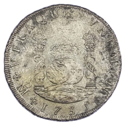 Mexico (colonial), Philip V (1700-1746), silver 8 Reales, Mexico City mint, 1735