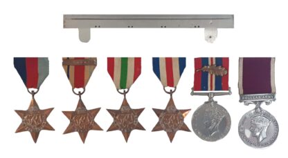 A WW2 North Africa, 8th Army, Italy, North West Europe Mention in Despatches Long Service Group of 6 to Warrant Officer Class 1 R.A. Westgate