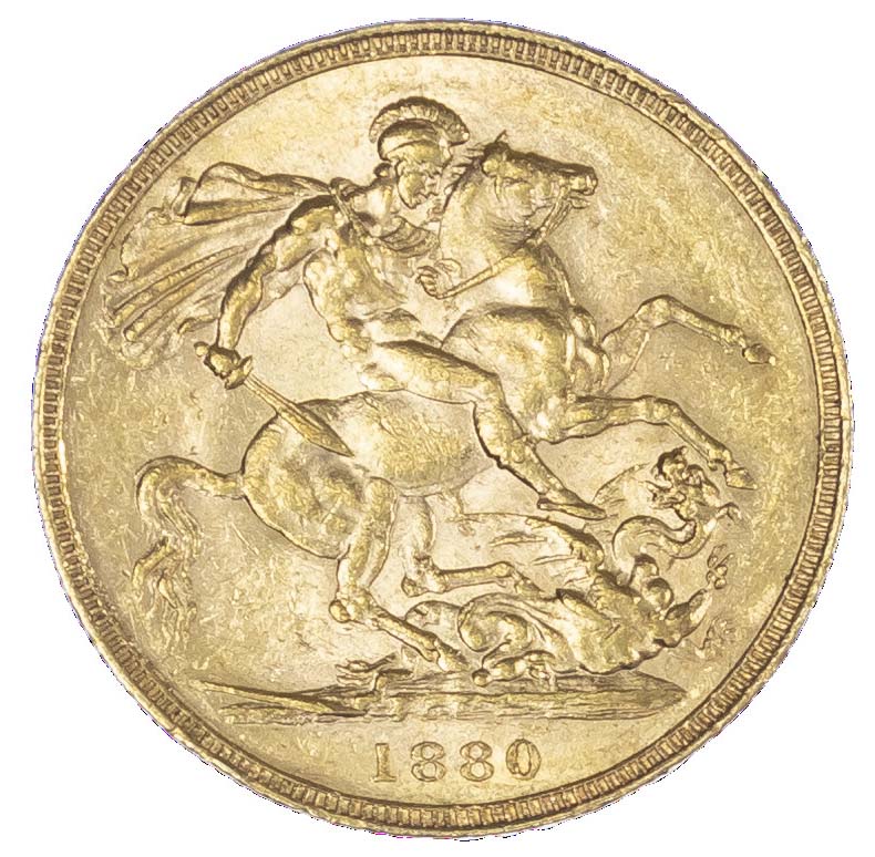 Victoria, 1880 Sovereign