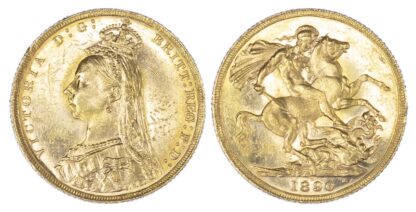 Victoria, 1890M Sovereign