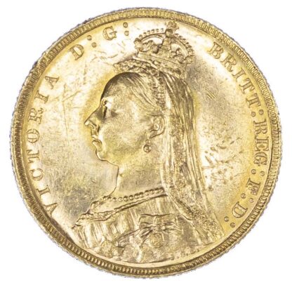Victoria, 1890M Sovereign