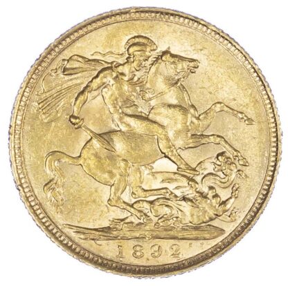 Victoria, 1892S Sovereign