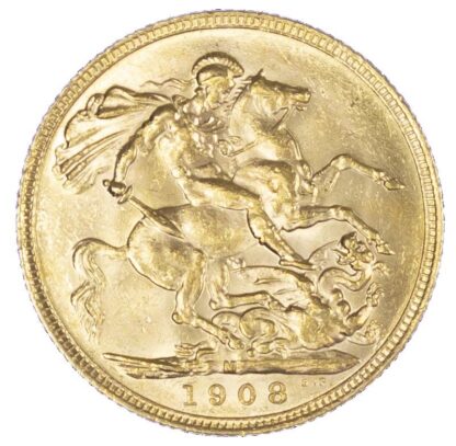 Edward VII, 1908M Sovereign