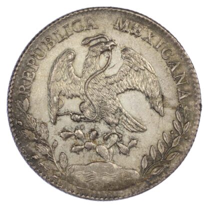 Mexico, Republic, silver 8 Reales, 1893 - Zacatecas mint