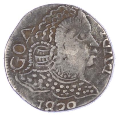 India (Portugese), Pedro IV (1826-1828), silver Rupia