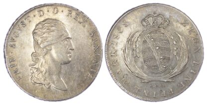 Germany, Saxony, Friedrich August I (1806-1827), silver Convention Taler