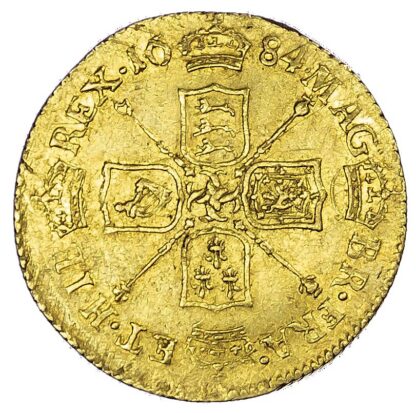 Charles II (1660-85), Half-Guinea, 1684, second laureate bust right