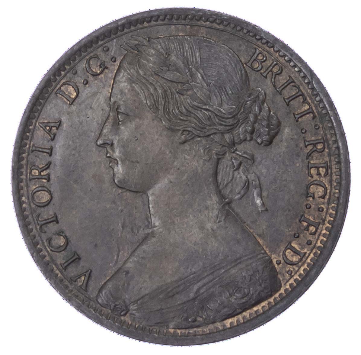 Victoria (1837-1901), Bronze Penny, 1869