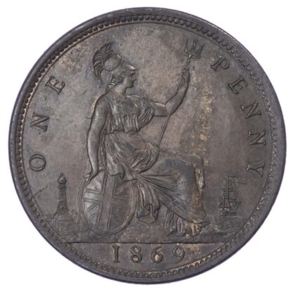 Victoria (1837-1901), Bronze Penny, 1869