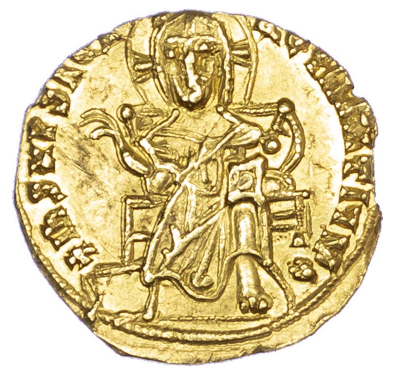 Basil I the Macedonian, with Constantine VII, Gold Solidus