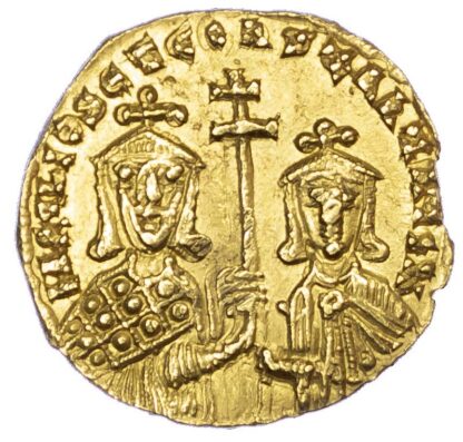 Basil I the Macedonian, with Constantine VII, Gold Solidus