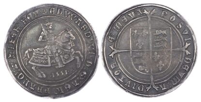 Edward VI (1547-53), Crown, 1551, Fine Silver issue