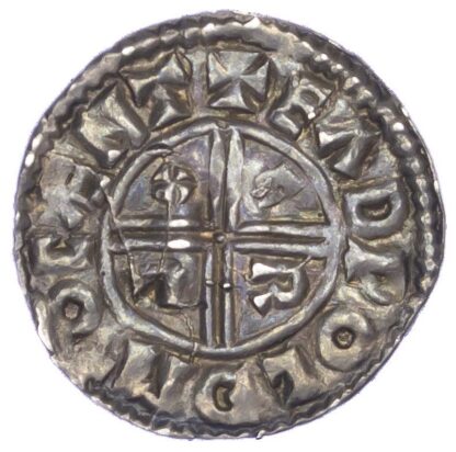 Aethelred II (978-1016), Penny, Crux type (c.991-997) Canterbury