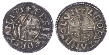Aethelred II (978-1016), Penny, Crux type (c.991-997) London, Leofstan moneyer