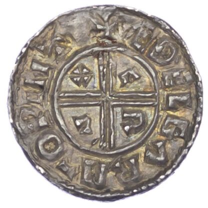 Aethelred II (978-1016), Penny, Crux type (c.991-997), Winchester, moneyer Aethelgar