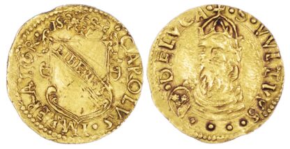 Italy, Lucca, Republic (1369-1799), gold Scudo d’Oro del Sole, 1552