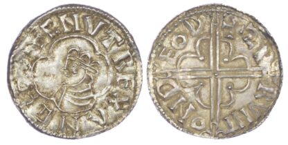 Canute (1016-35), Penny, Quatrefoil type (c.1017-1023), Thetford mint