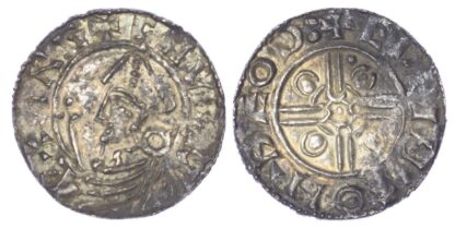 Canute (1016-35), Penny, Helmet type (c.1024-1030), Thetford