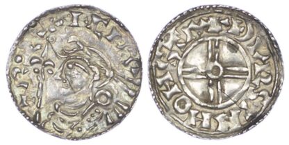 Canute (1016-35), Penny, Short cross type (c.1029-35/36), Stamford Mint, Lance in lieu of sceptre variation
