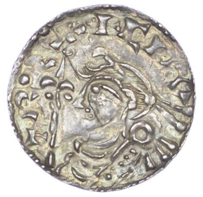 Canute (1016-35), Penny, Short cross type (c.1029-35/36), Stamford Mint, Lance in lieu of sceptre variation