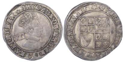 James I (1603-25), Shilling, second coinage, mm mullet