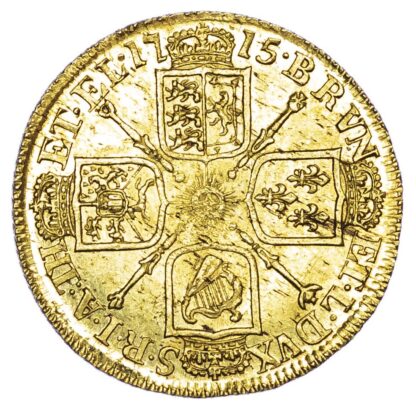 George I (1714-1727), Guinea, 1715, third laureate head. Choice!