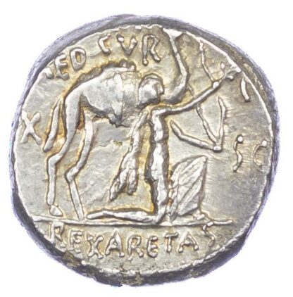 M Aemilius Scaurus & Plautius, Silver Denarius
