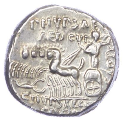 M Aemilius Scaurus & Plautius, Silver Denarius