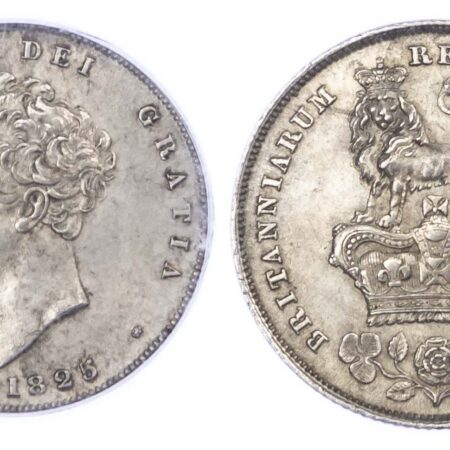 George IV (1820-1830), Shilling, 1825, bare head
