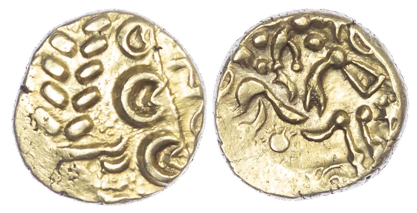 Corieltauvi, Gold Stater. 'North East Coast' Type