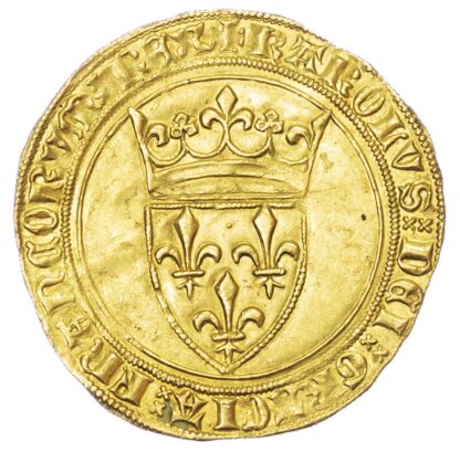 Belgium, Charles VI (1380-1422), gold Ecu d'Or à la Couronne